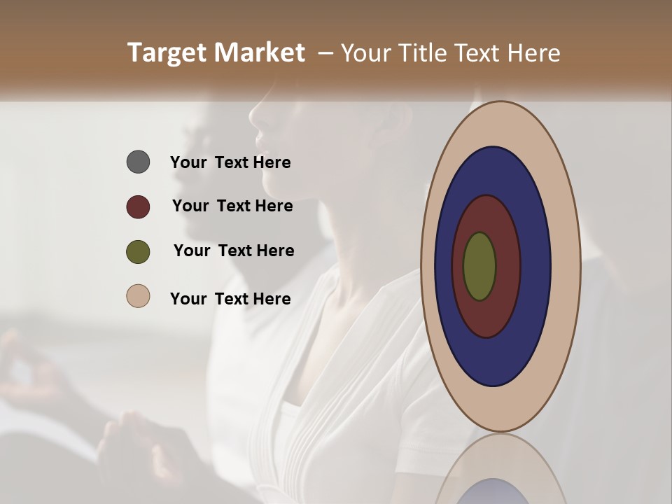 Pensioner Daughter Water PowerPoint Template