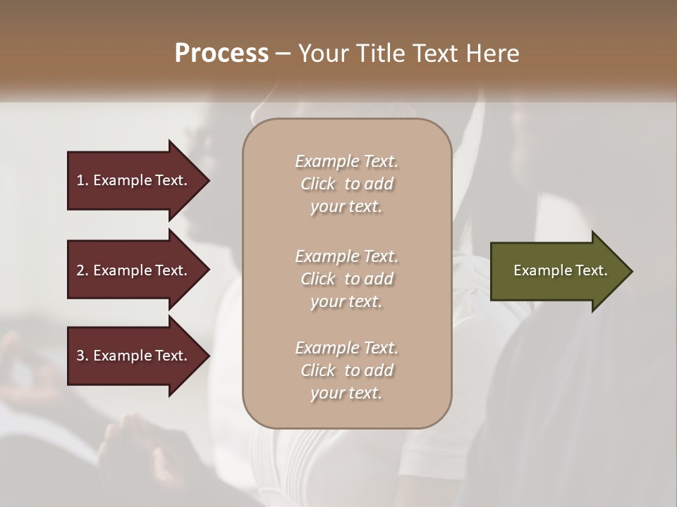 Pensioner Daughter Water PowerPoint Template