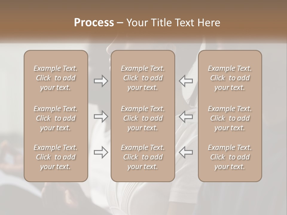 Pensioner Daughter Water PowerPoint Template