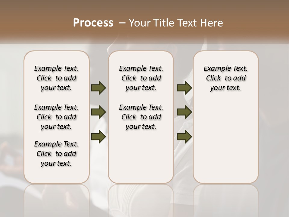 Pensioner Daughter Water PowerPoint Template