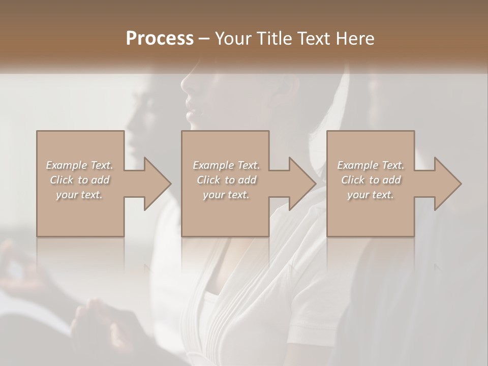 Pensioner Daughter Water PowerPoint Template