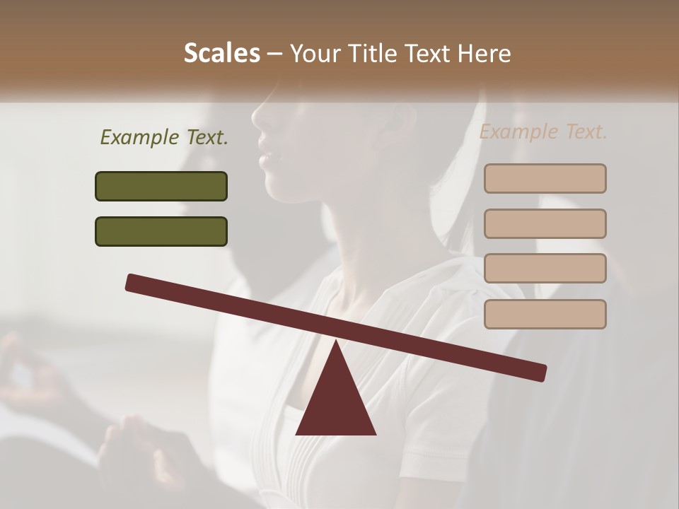 Pensioner Daughter Water PowerPoint Template