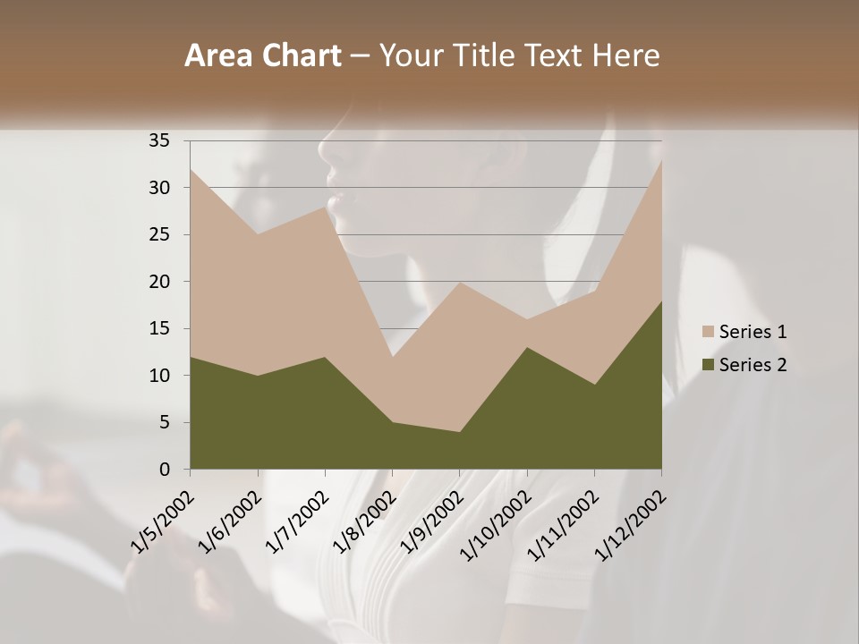 Pensioner Daughter Water PowerPoint Template