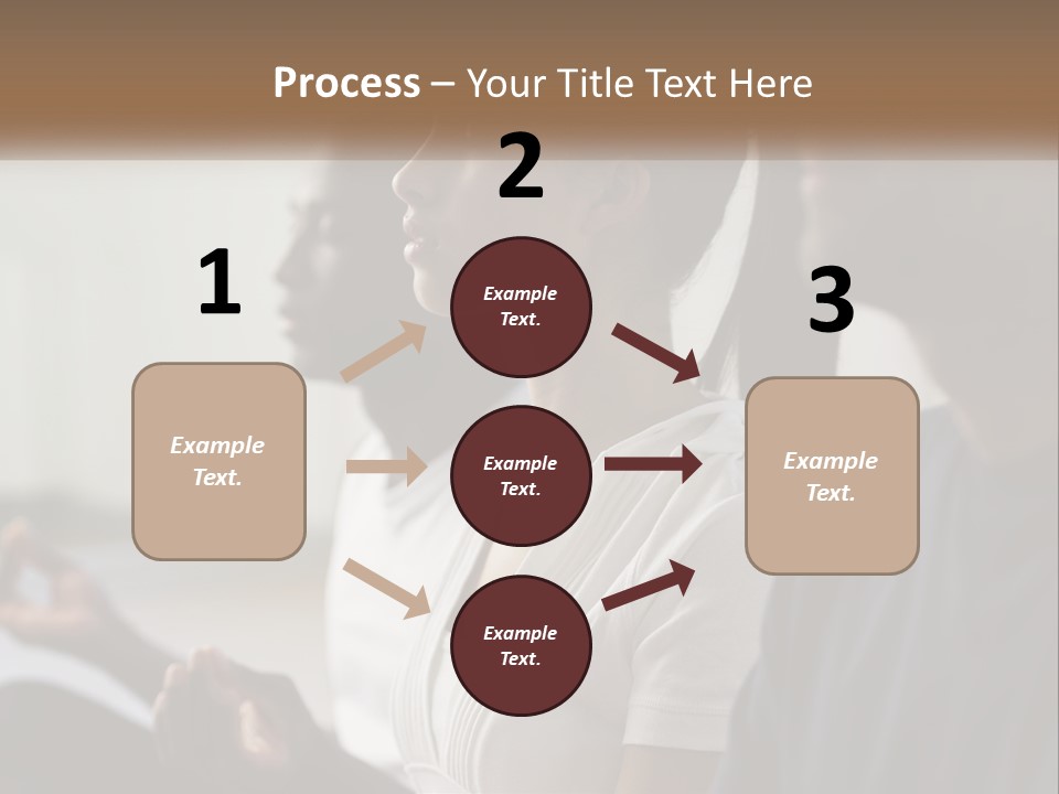 Pensioner Daughter Water PowerPoint Template