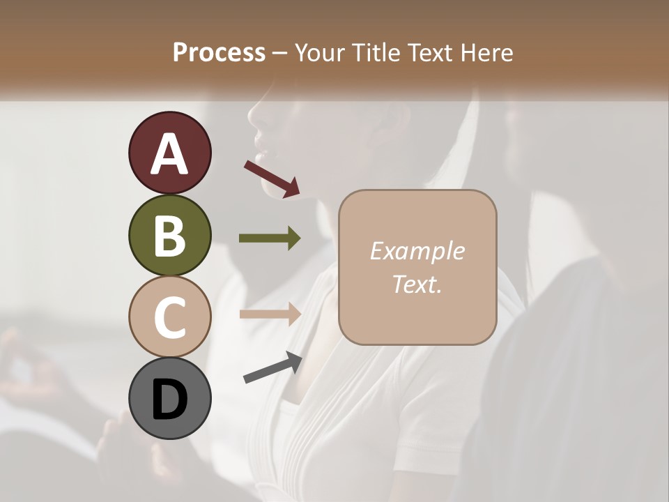 Pensioner Daughter Water PowerPoint Template