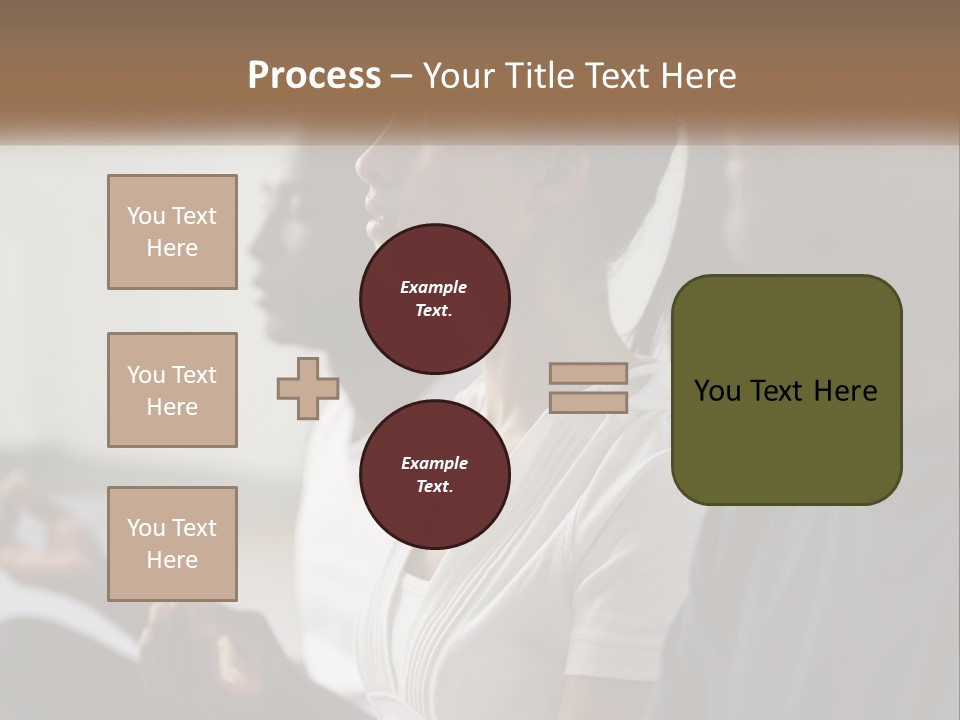 Pensioner Daughter Water PowerPoint Template