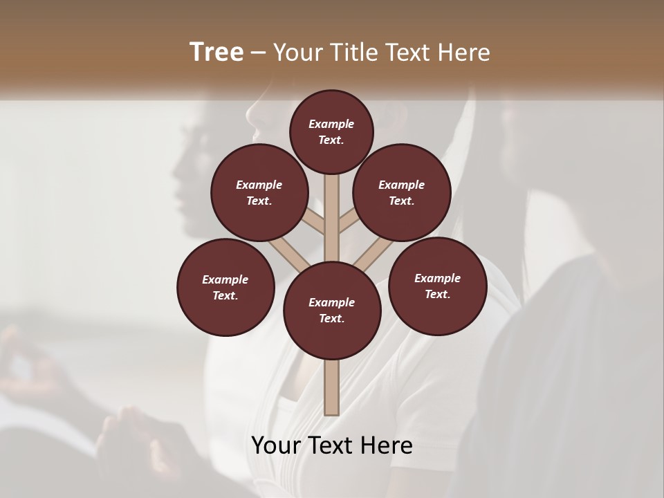 Pensioner Daughter Water PowerPoint Template