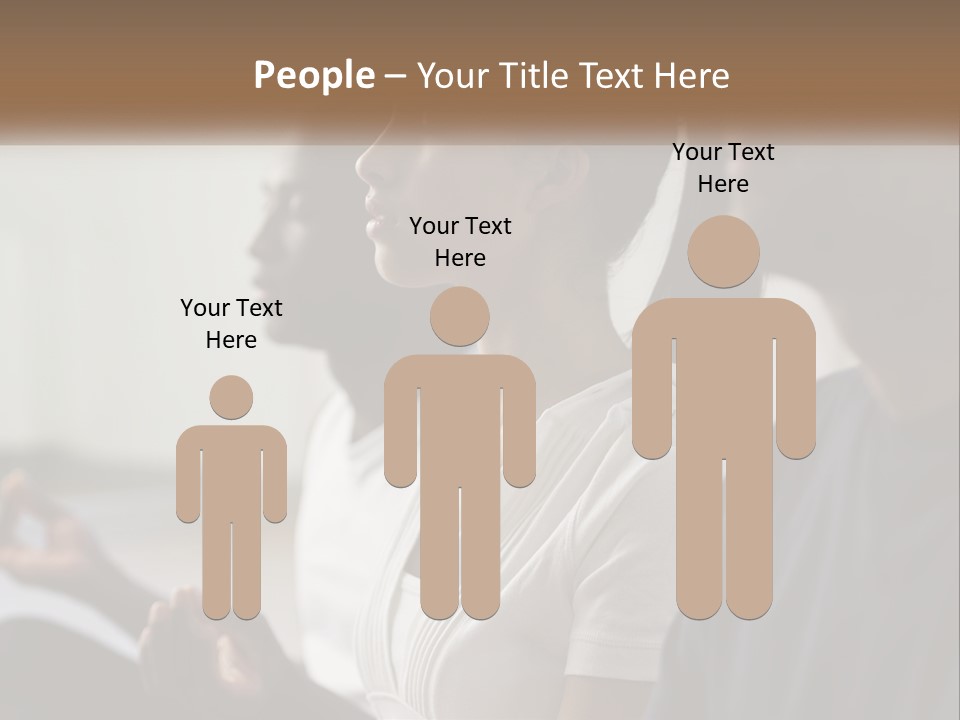 Pensioner Daughter Water PowerPoint Template