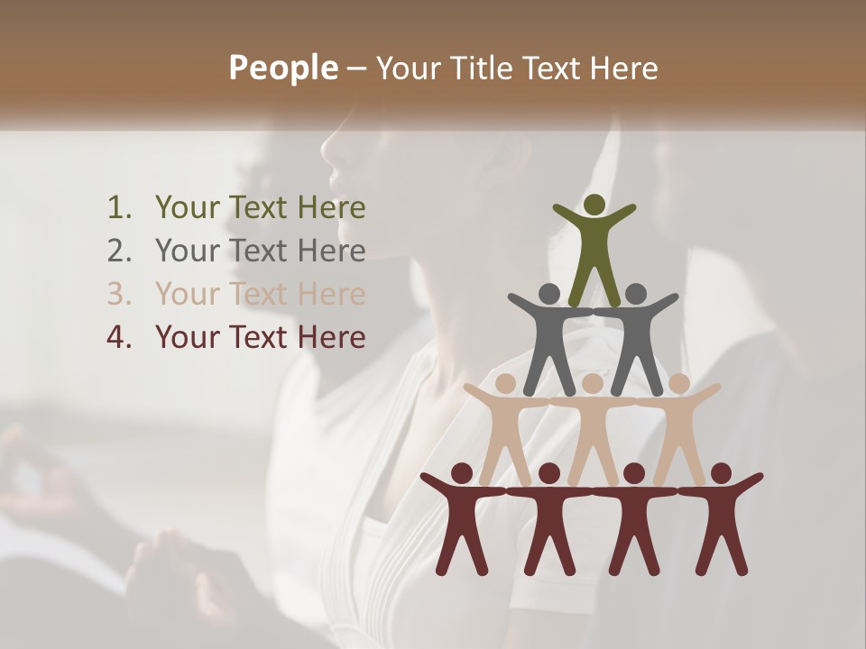 Pensioner Daughter Water PowerPoint Template