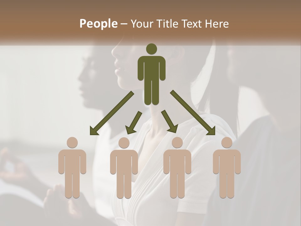 Pensioner Daughter Water PowerPoint Template