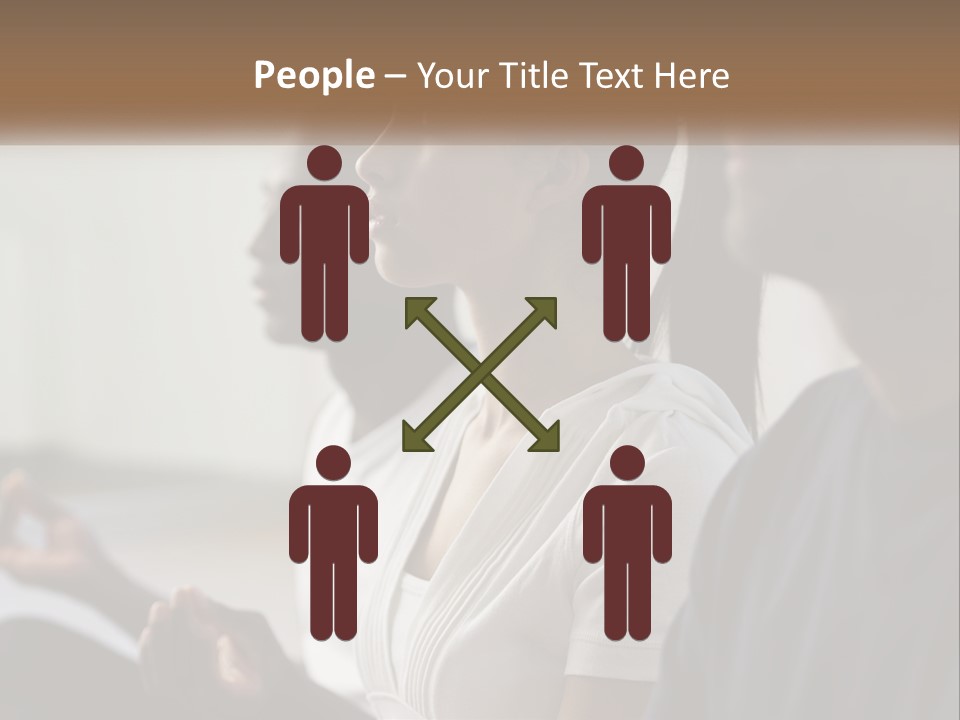 Pensioner Daughter Water PowerPoint Template