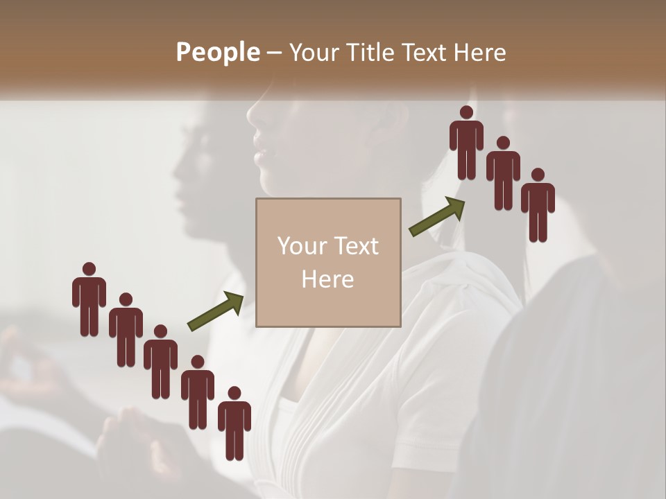 Pensioner Daughter Water PowerPoint Template