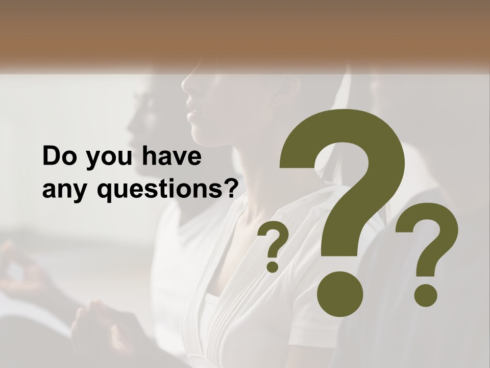 Pensioner Daughter Water PowerPoint Template