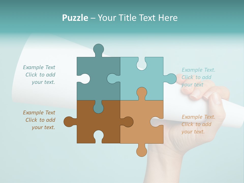 Portrait Daughter Mother PowerPoint Template