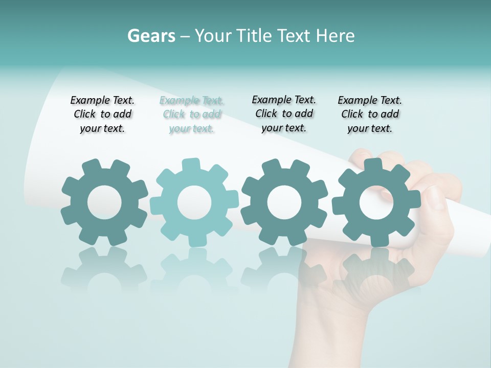 Portrait Daughter Mother PowerPoint Template