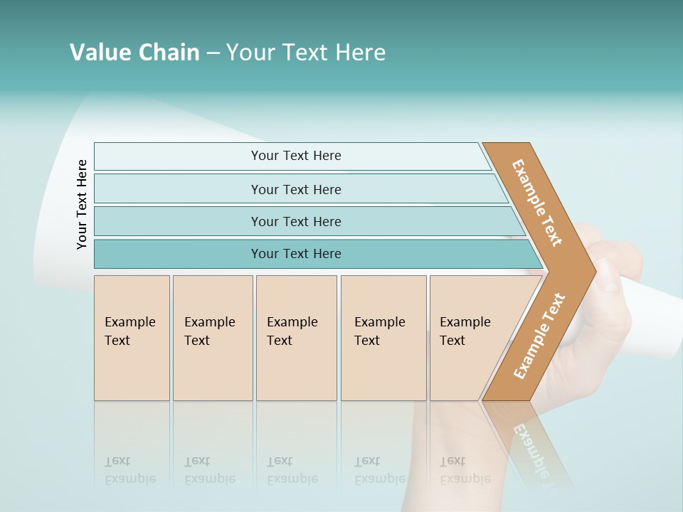 Portrait Daughter Mother PowerPoint Template