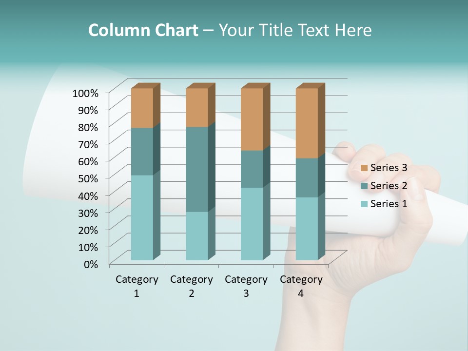 Portrait Daughter Mother PowerPoint Template