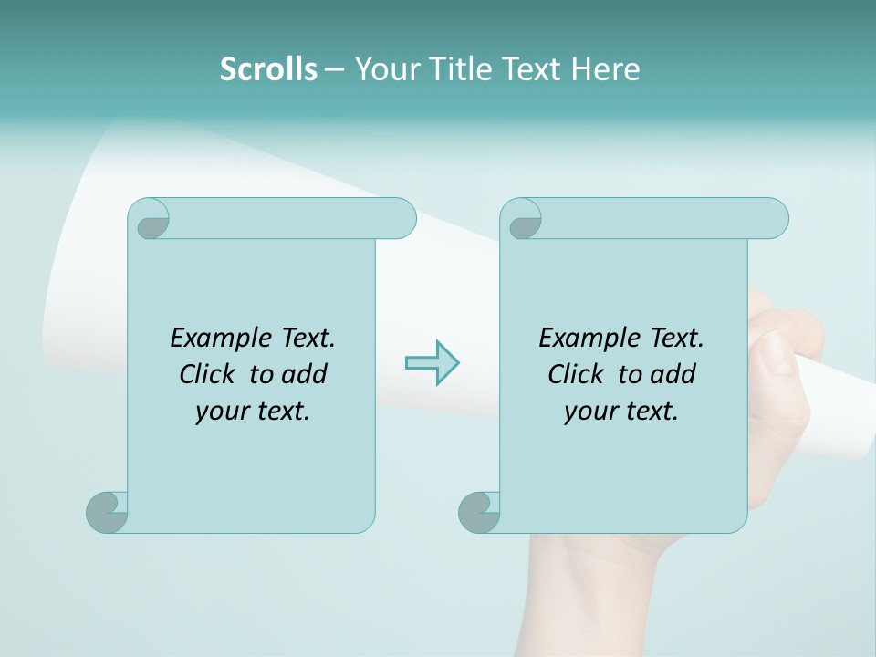 Portrait Daughter Mother PowerPoint Template