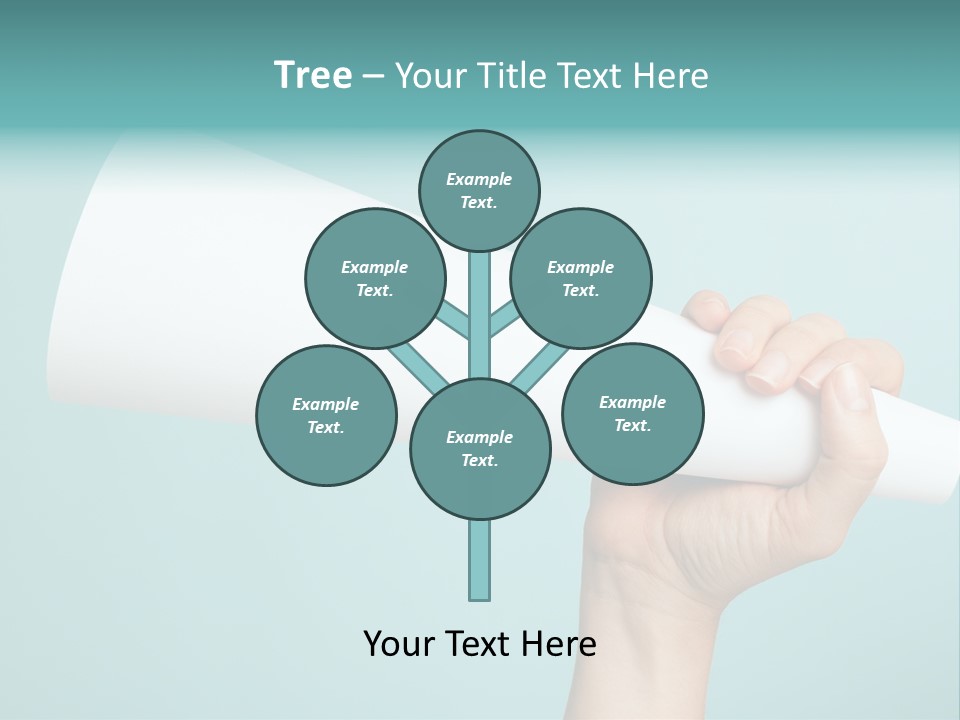 Portrait Daughter Mother PowerPoint Template