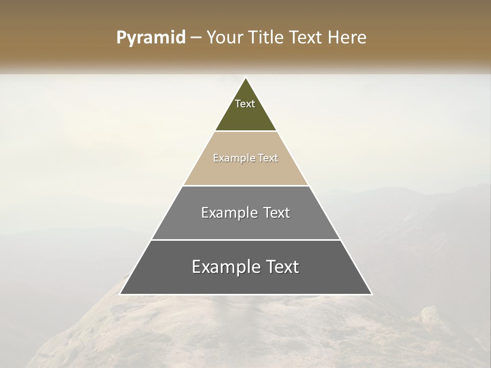 Sunset Sea Standing PowerPoint Template