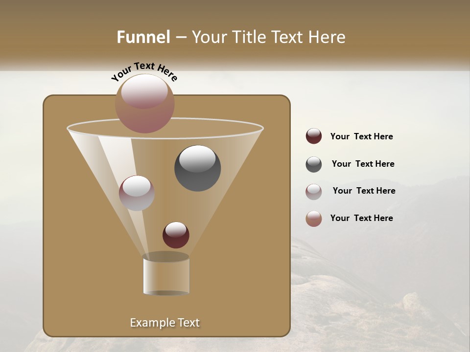 Sunset Sea Standing PowerPoint Template