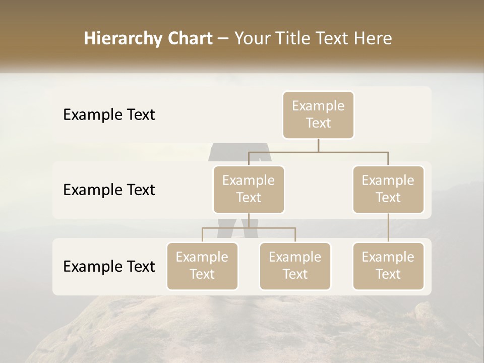 Sunset Sea Standing PowerPoint Template