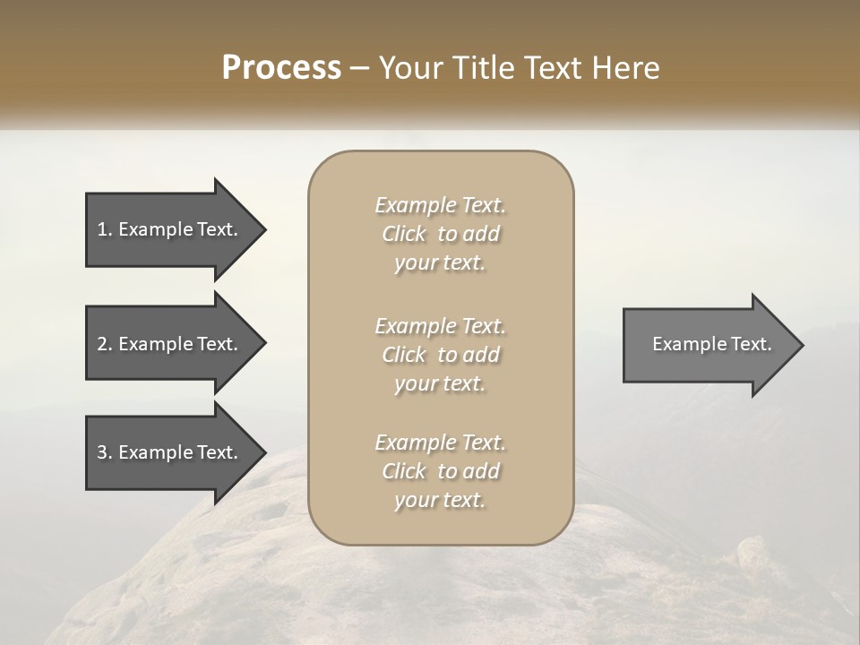 Sunset Sea Standing PowerPoint Template