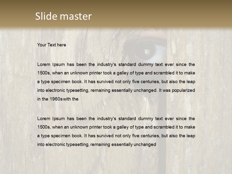 White Sad Single PowerPoint Template