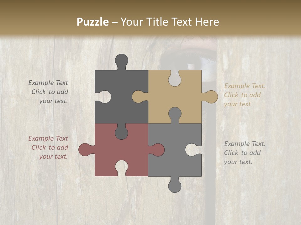 White Sad Single PowerPoint Template