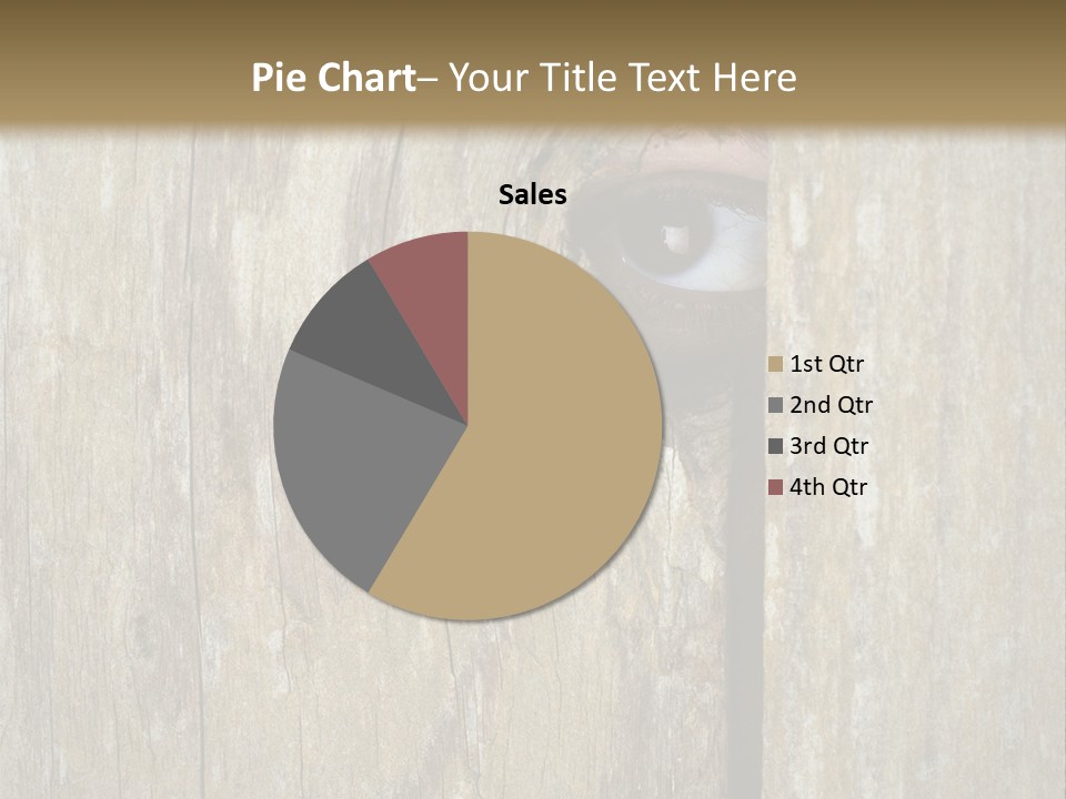 White Sad Single PowerPoint Template