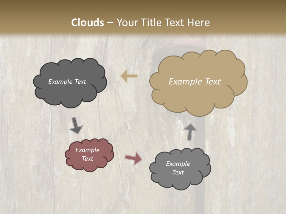White Sad Single PowerPoint Template