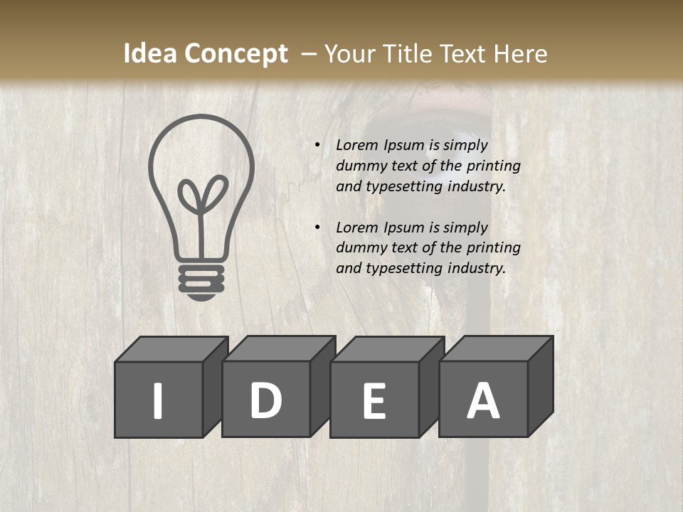 White Sad Single PowerPoint Template