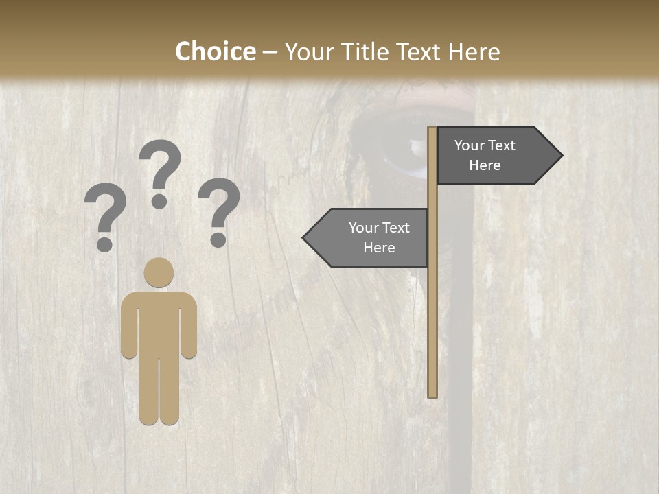 White Sad Single PowerPoint Template