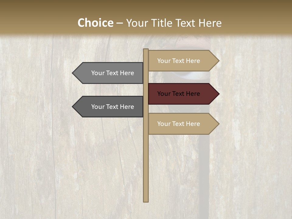 White Sad Single PowerPoint Template