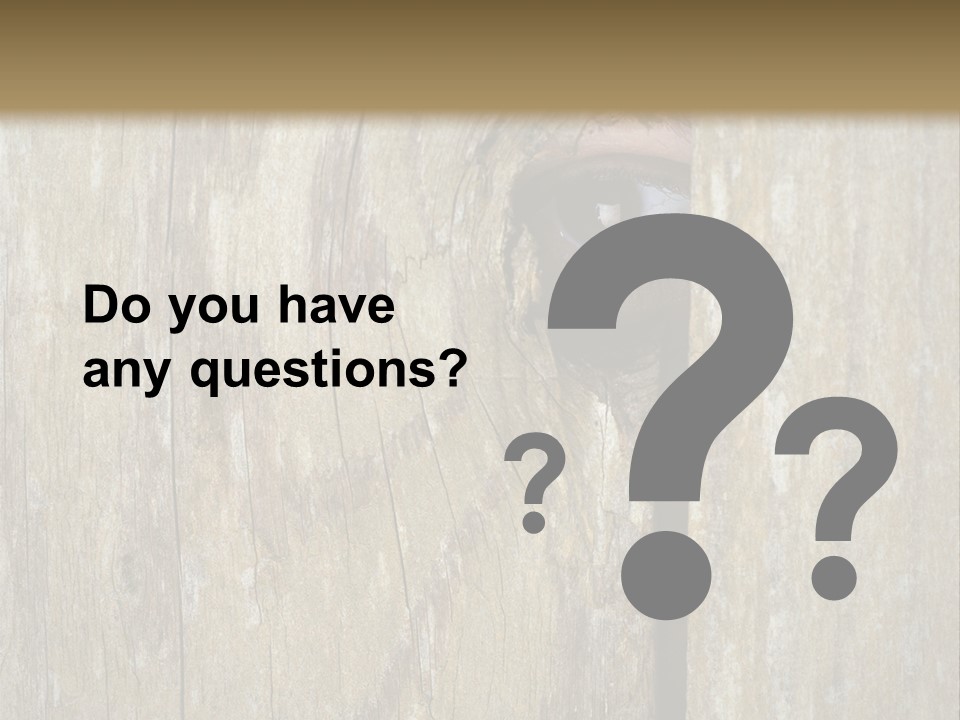 White Sad Single PowerPoint Template