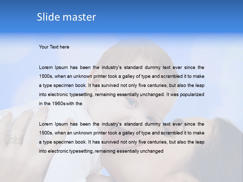 Ocean Family Wave PowerPoint Template