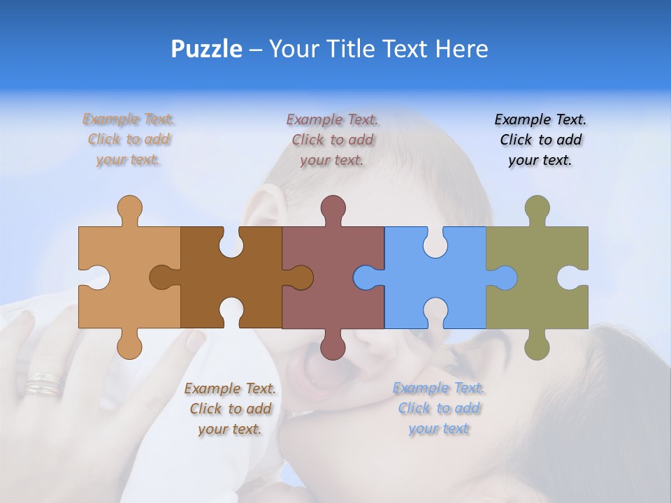 Ocean Family Wave PowerPoint Template