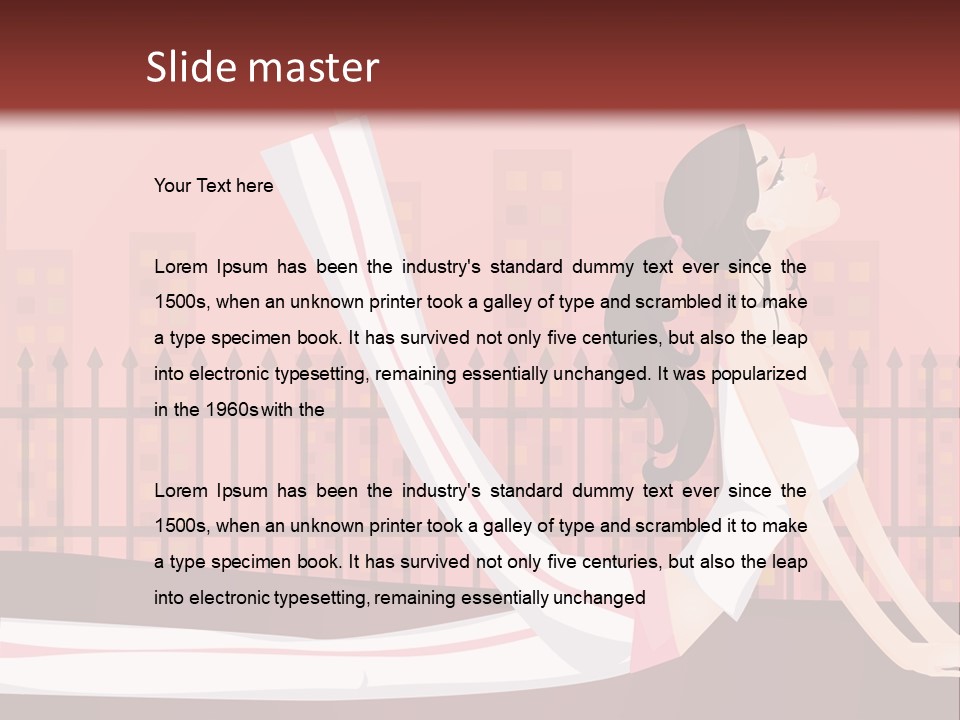 Older Wave Beach PowerPoint Template