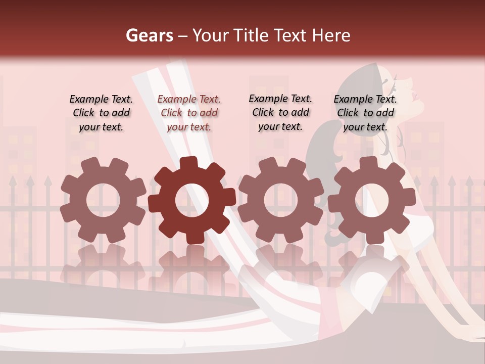 Older Wave Beach PowerPoint Template