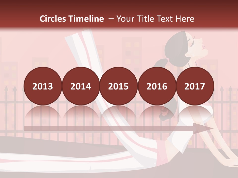 Older Wave Beach PowerPoint Template