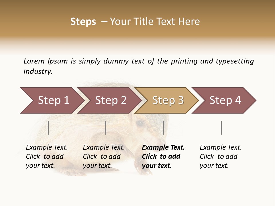 Standing Single Retired PowerPoint Template