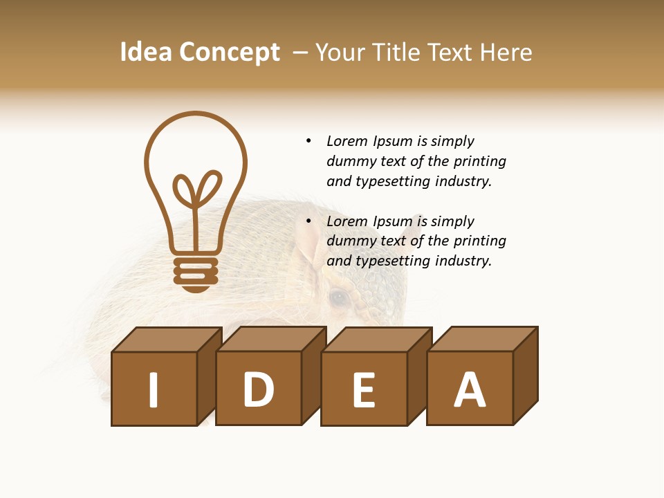 Standing Single Retired PowerPoint Template