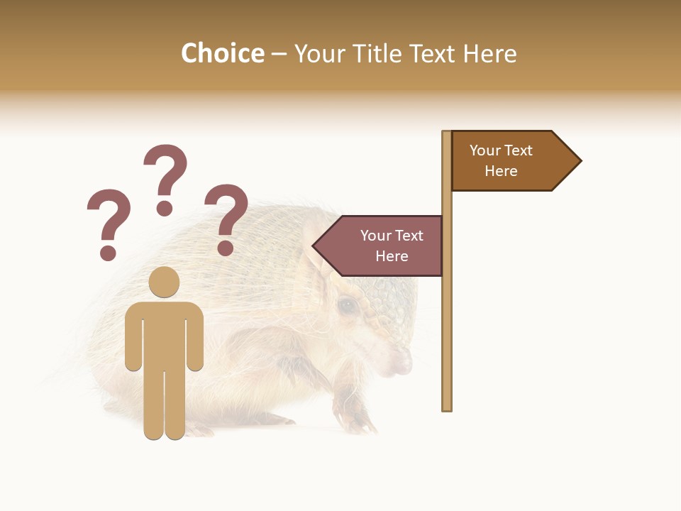 Standing Single Retired PowerPoint Template