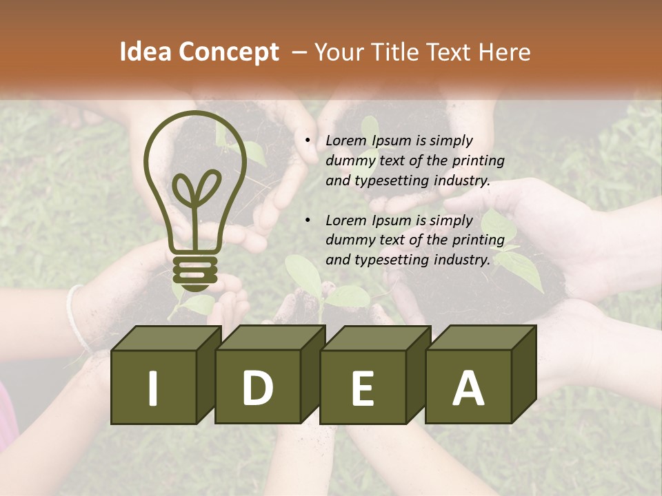 Sunrise Portrait Older PowerPoint Template