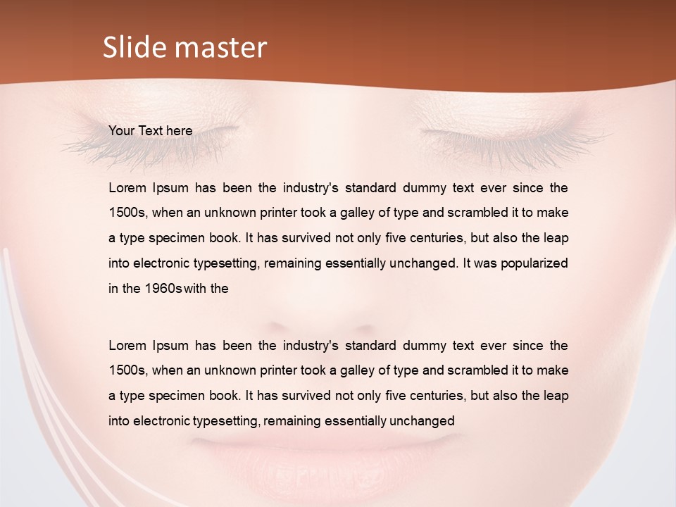 Sunset Sand Wave PowerPoint Template