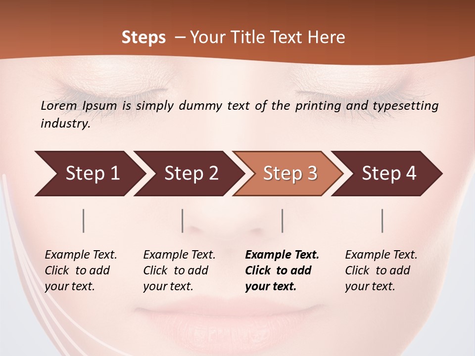 Sunset Sand Wave PowerPoint Template