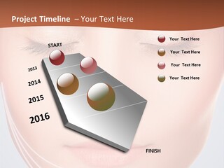 Sunset Sand Wave PowerPoint Template