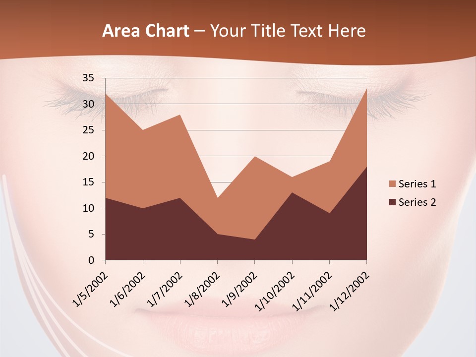 Sunset Sand Wave PowerPoint Template