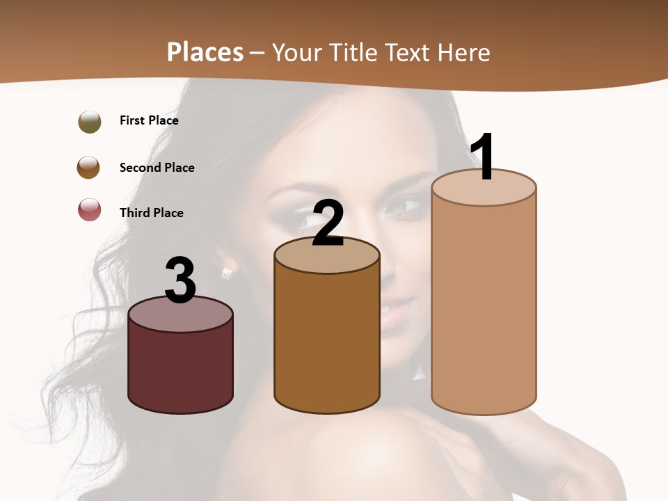 Sand Sad Woman PowerPoint Template