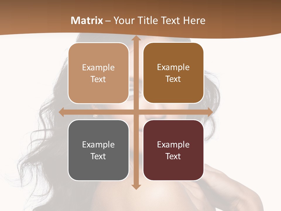 Sand Sad Woman PowerPoint Template